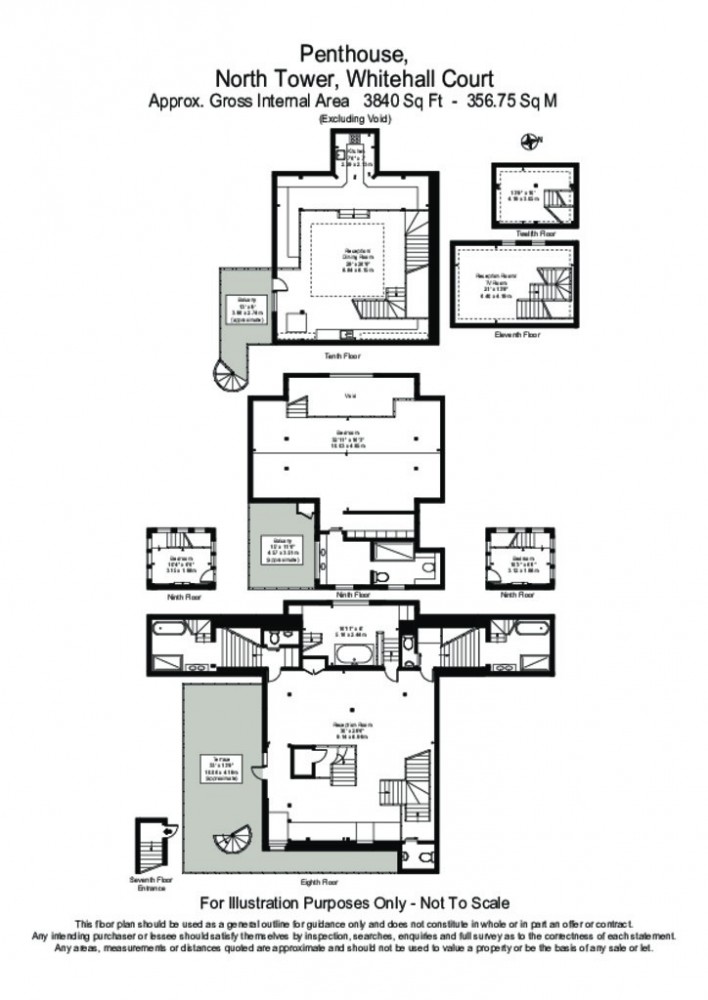 3 Bedrooms Flat to rent in Whitehall Court, Westminster SW1A