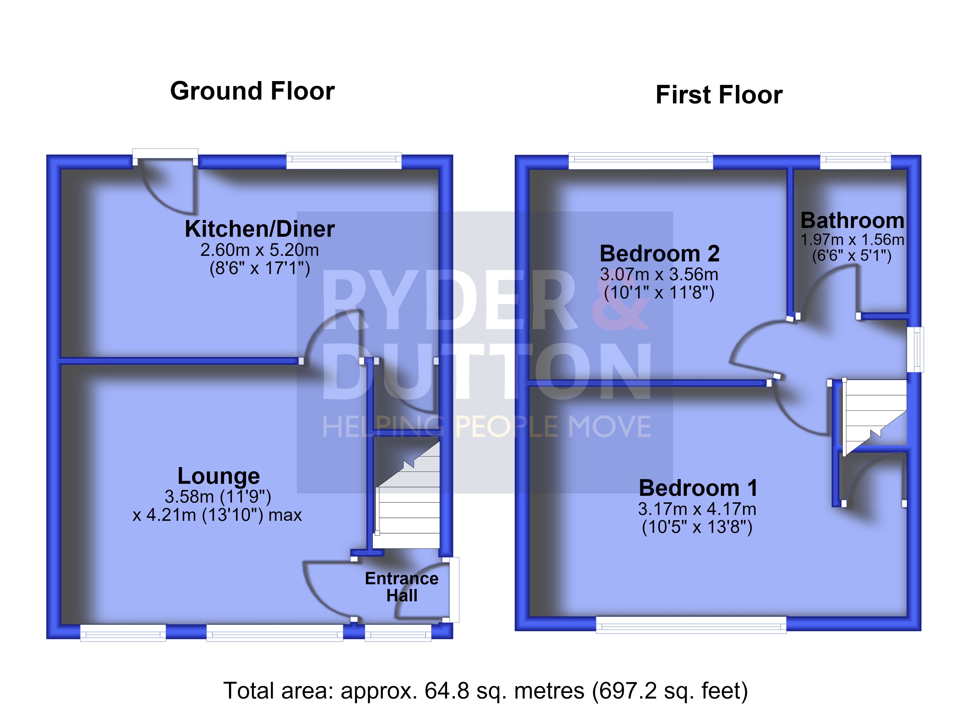 64, Manor Road, Greater Manchester floorplan