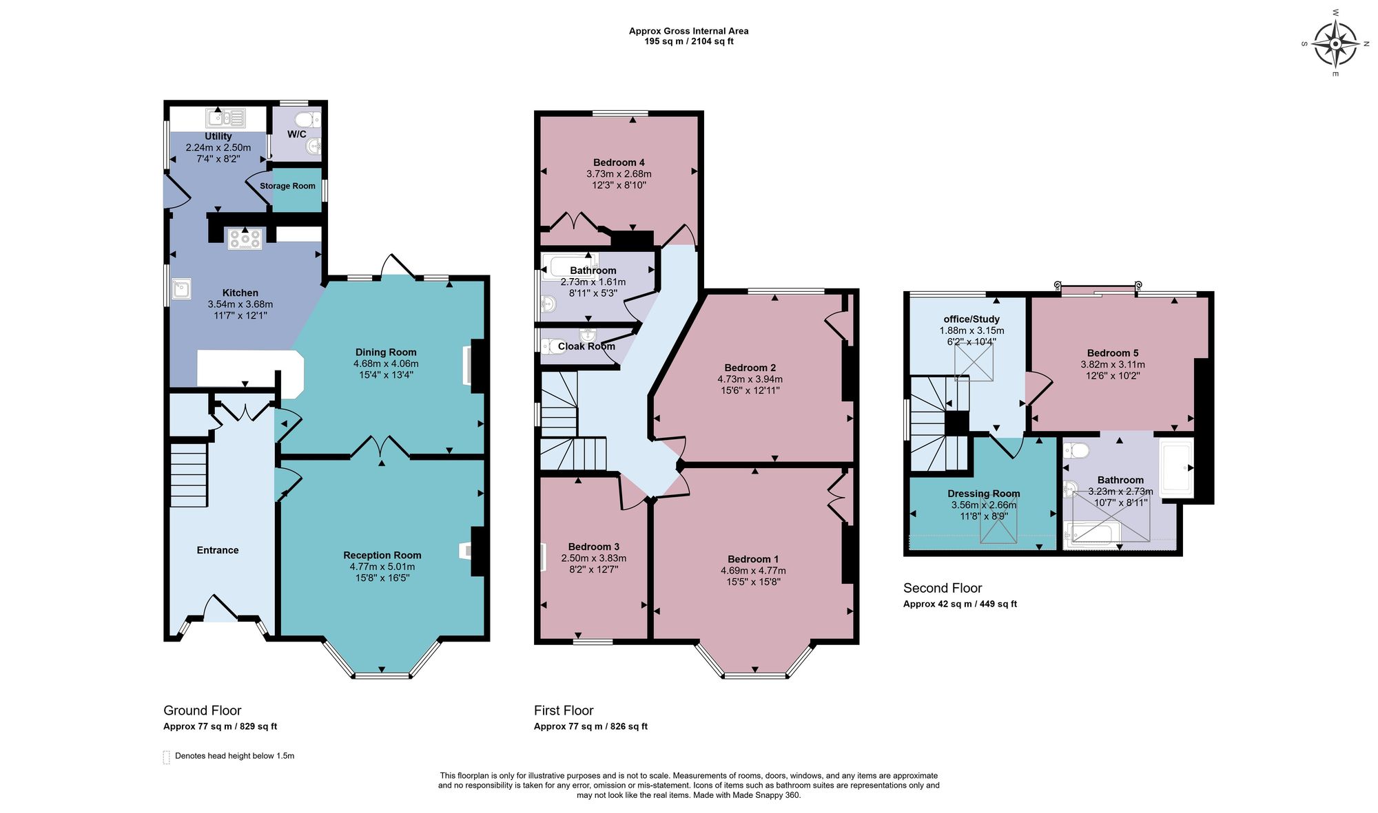 28 Clarendon Rise, London floorplan