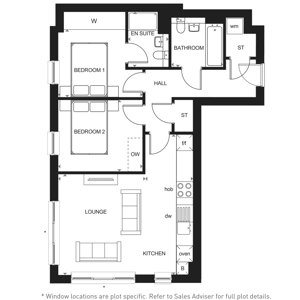 "Ayton" at Fishwives' Causeway, Edinburgh EH15, 2 bedroom flat for sale