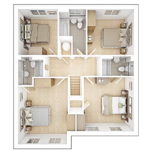 4 Bedrooms Detached house for sale in The Haddenham, Royds Lane Mount, Wortley, Leeds, West Yorkshire LS12