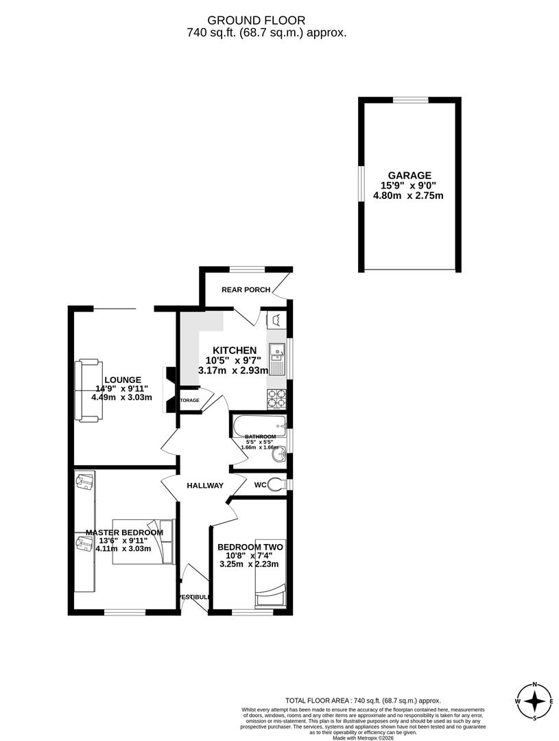 47, Queensway, Chorley floorplan