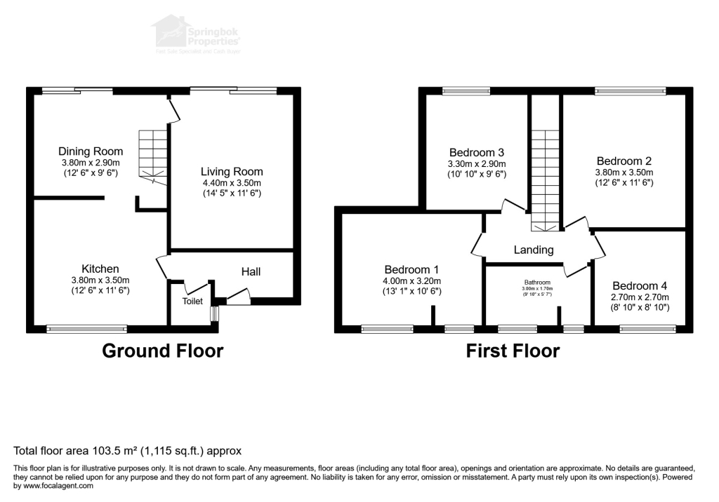 42, Caesars Close, Runcorn floorplan