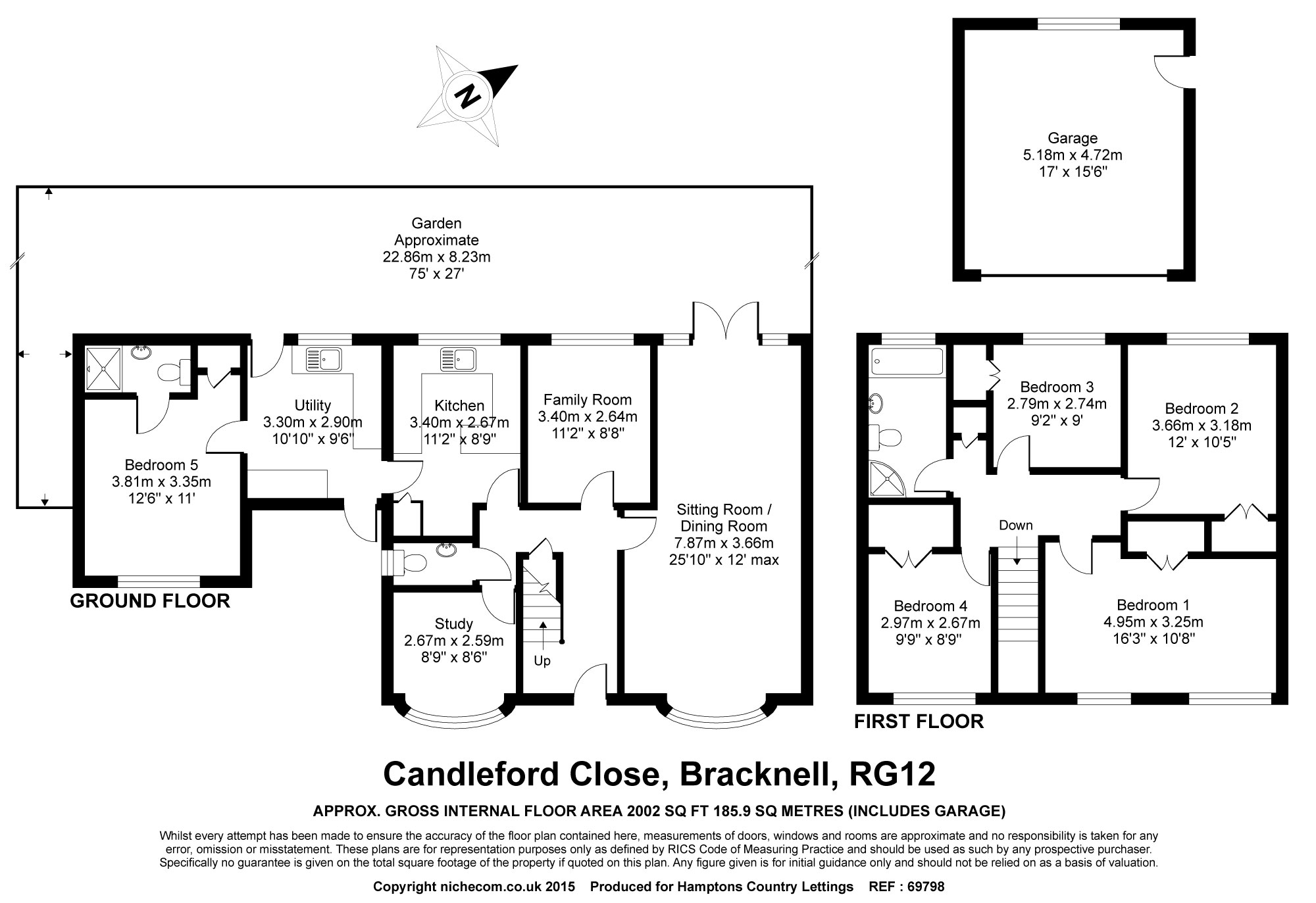 5 Bedrooms Detached house to rent in Candleford Close, Bracknell RG12