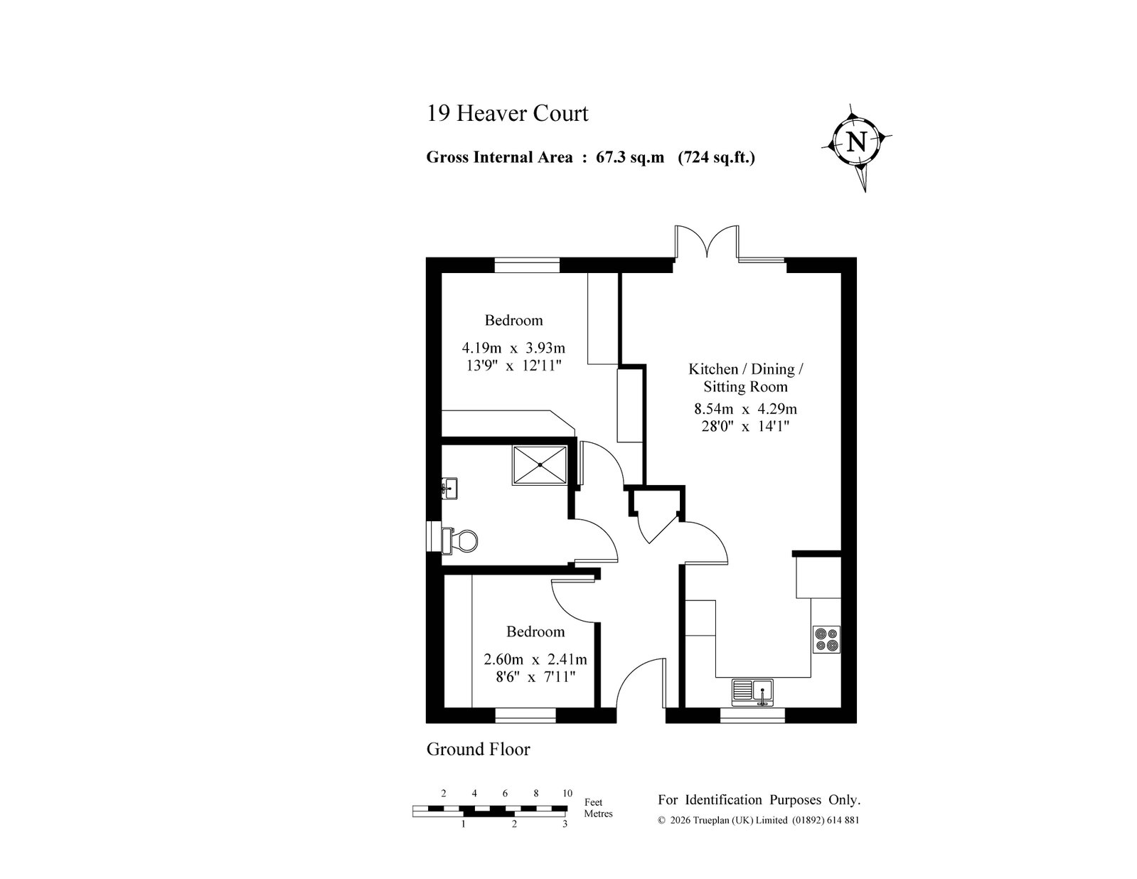 Heaver Court,19, Brickfield Farm Close, Longfield floorplan