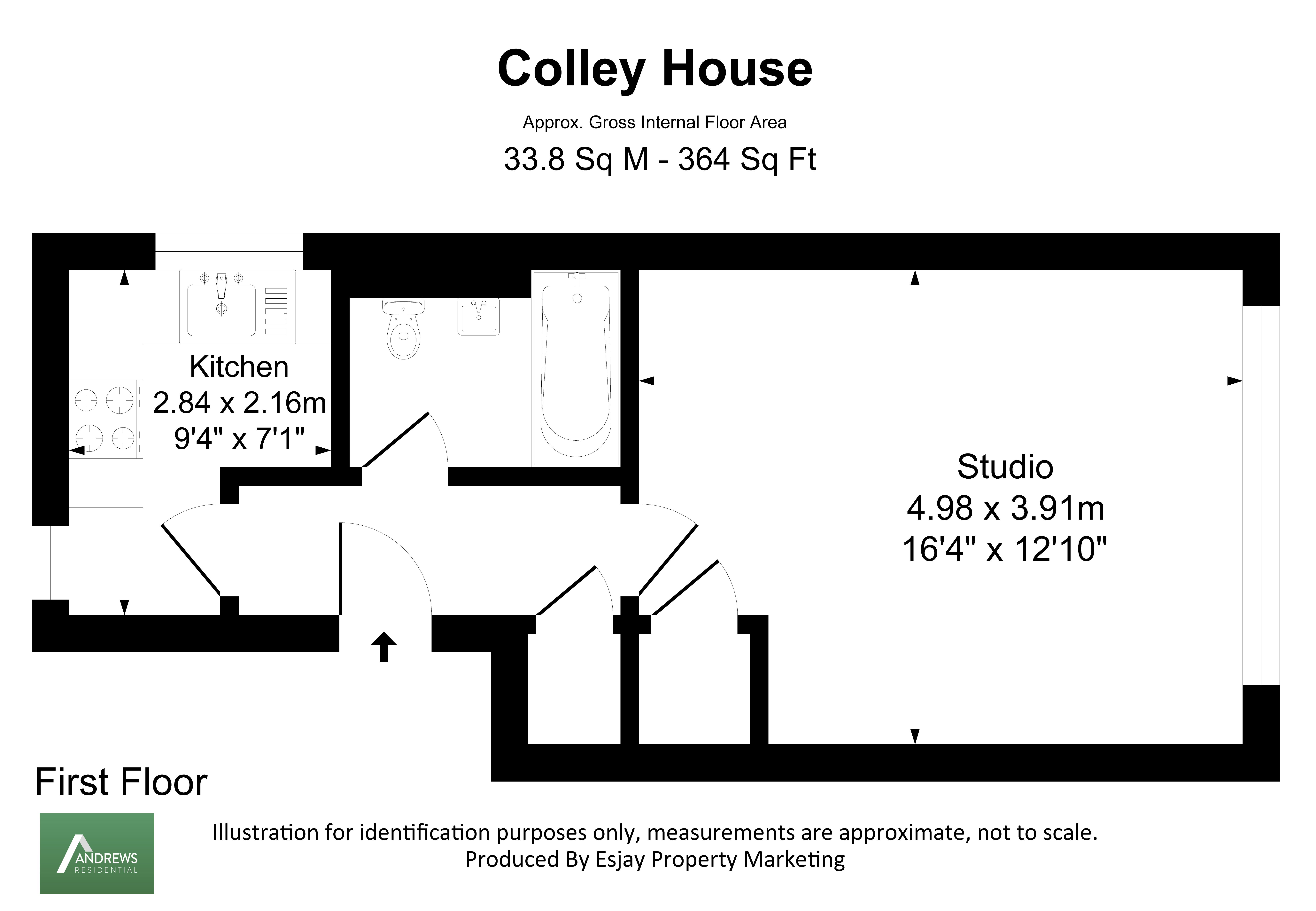 12 Colley House, Whitehall Road, Uxbridge floorplan