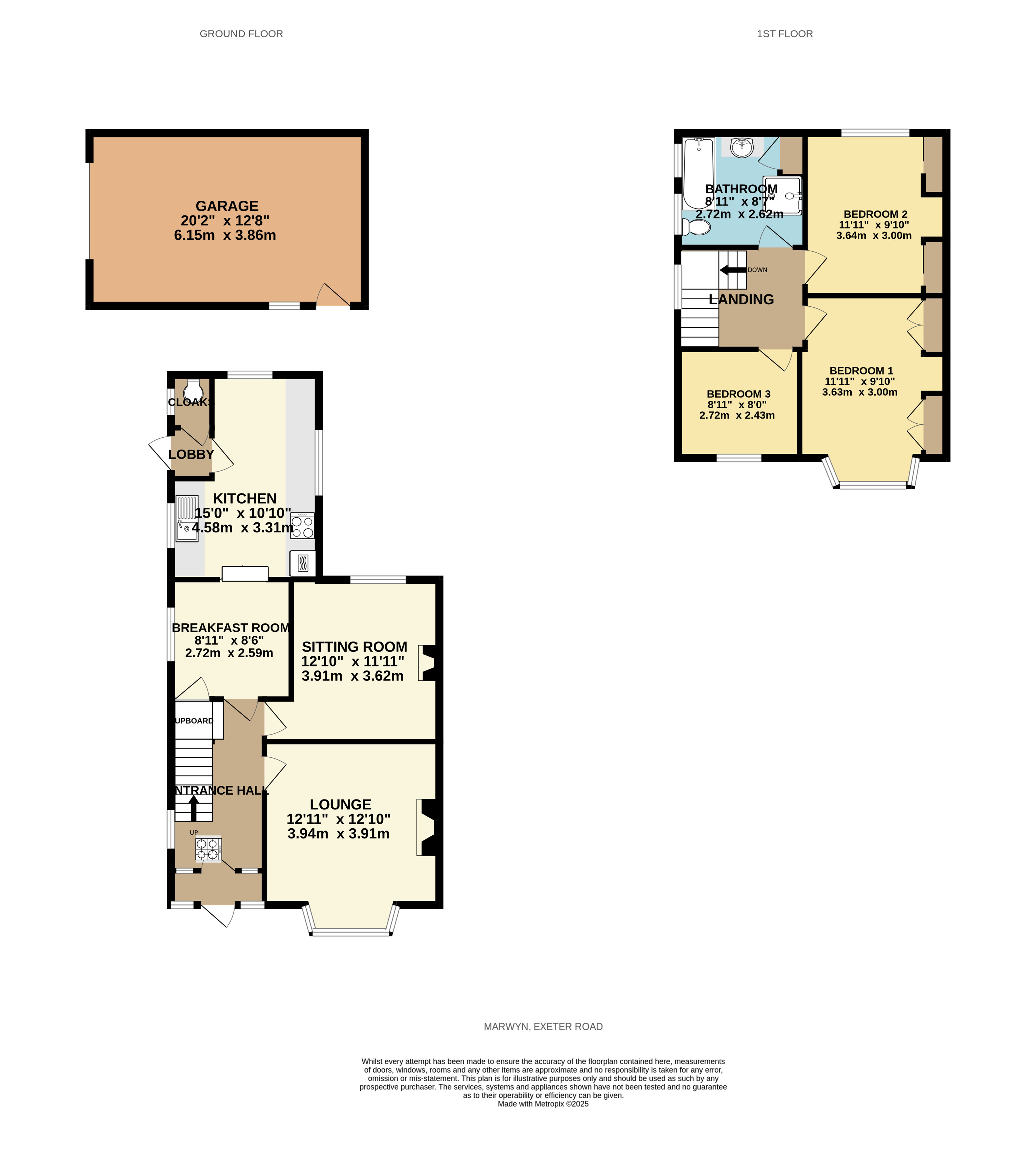 Marwyn Exeter Road, Braunton Devon, Devon floorplan