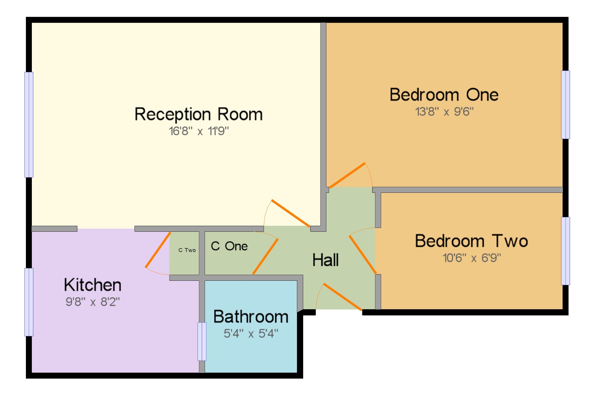 2 Bedrooms Flat for sale in Framfield Court, Queen Annes Gardens, Enfield, London EN1