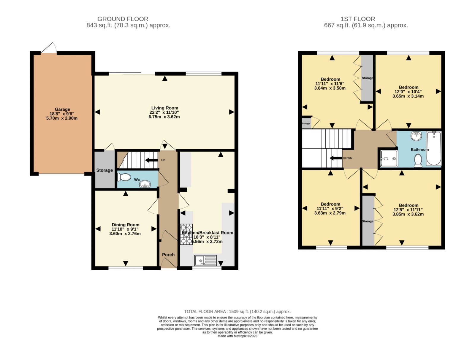 14, Walmer Way, Kent floorplan
