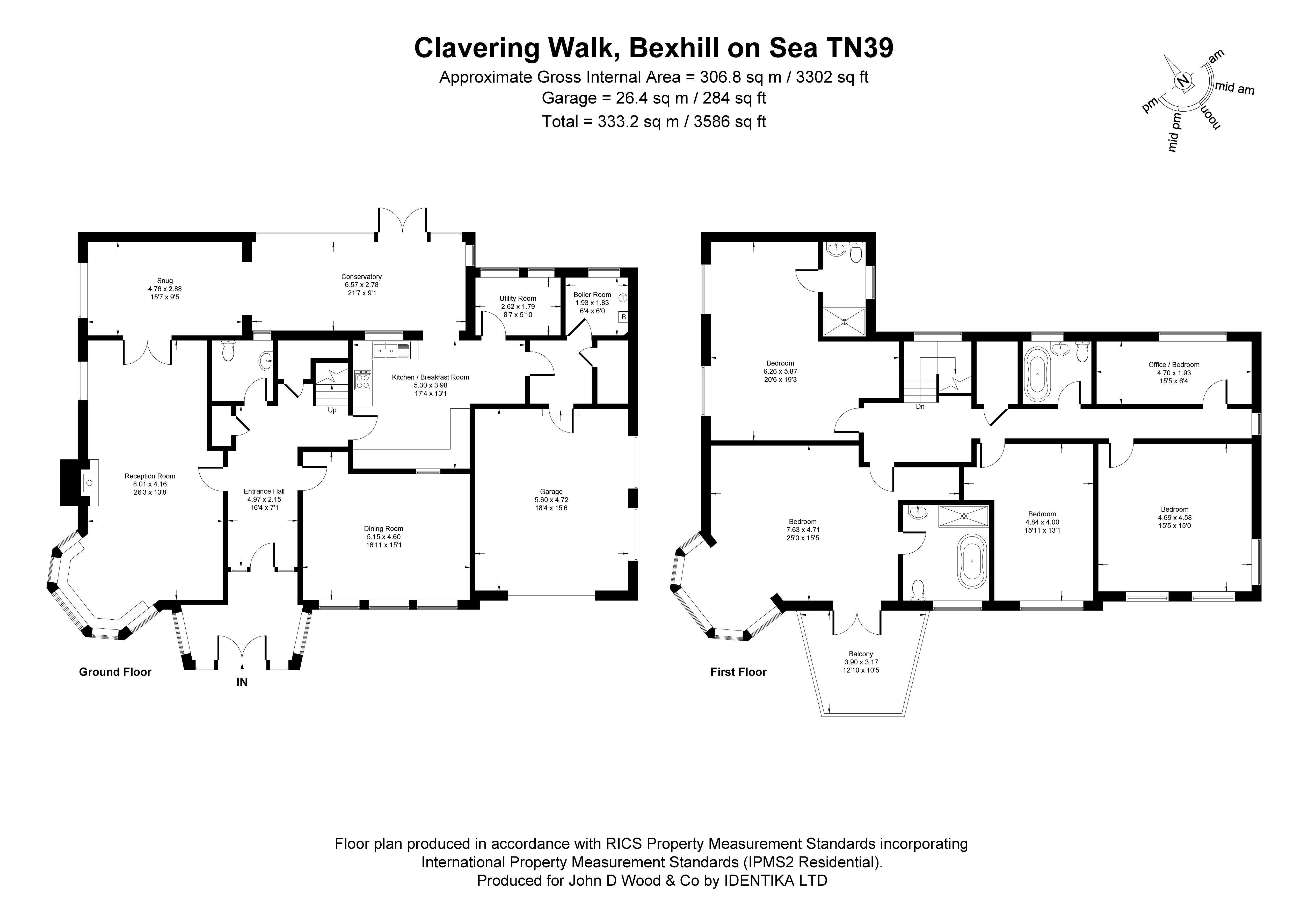 Little Court, 10, Clavering Walk, East Sussex floorplan