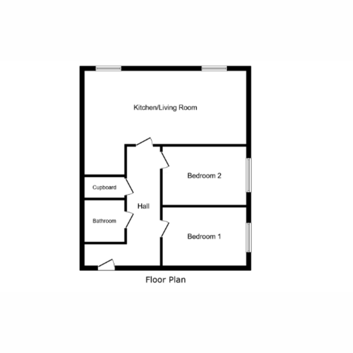 Flat 1205, City View, Highclere Avenue, Salford floorplan