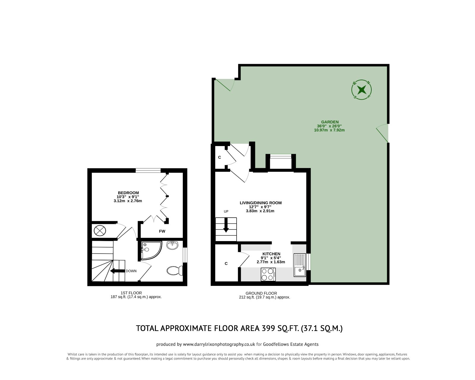Tamworth Lane, Mitcham CR4, 1 bedroom terraced house for sale 61690111 PrimeLocation