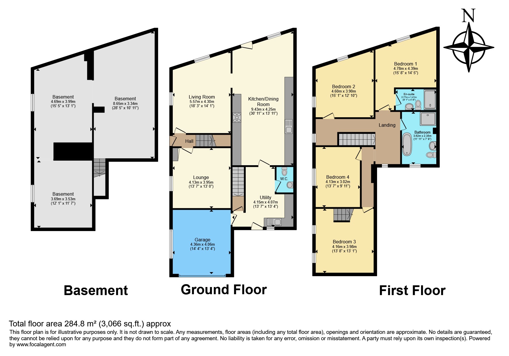 63, Pontefract Road, Knottingley floorplan
