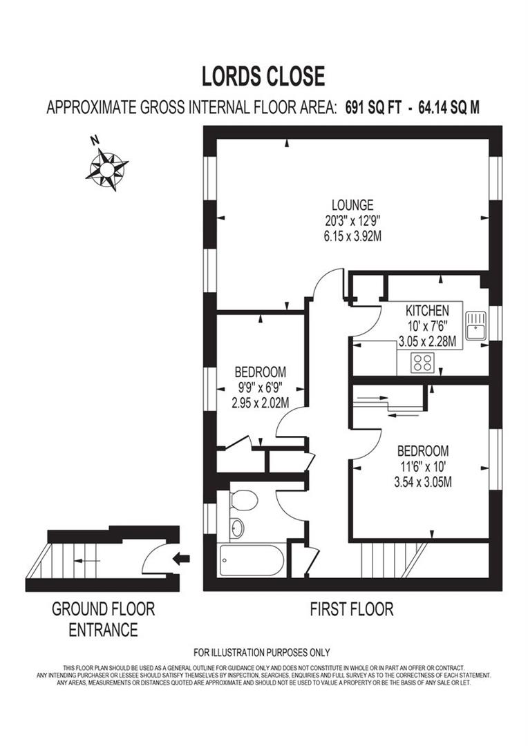 18, Lords Close, Radlett floorplan