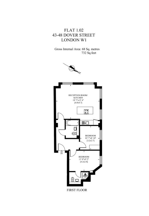 2 Bedrooms Flat to rent in Dover Street, Mayfair, London W1S