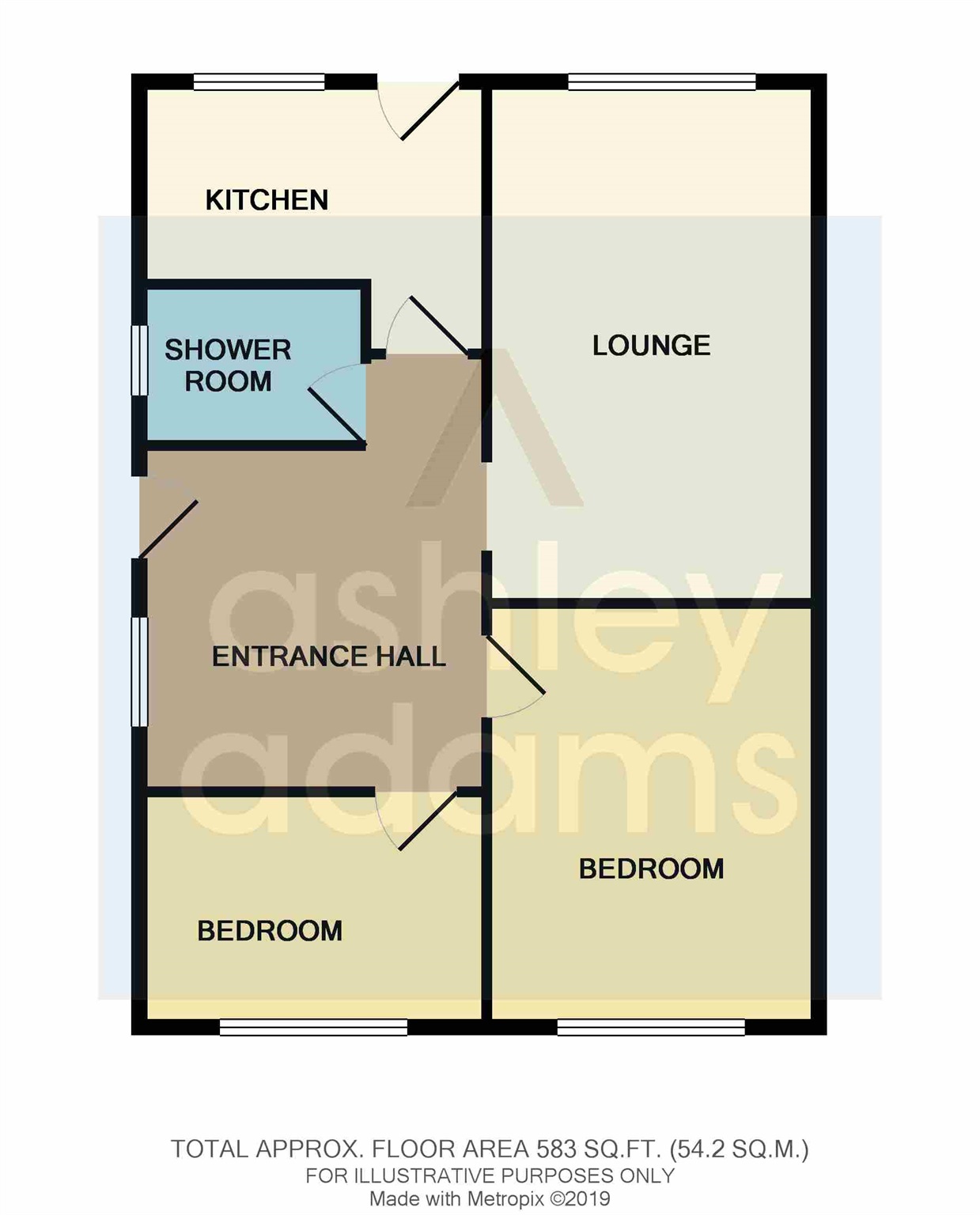 2 Bedrooms Semi-detached bungalow for sale in Shady Grove, Hilton, Derby DE65