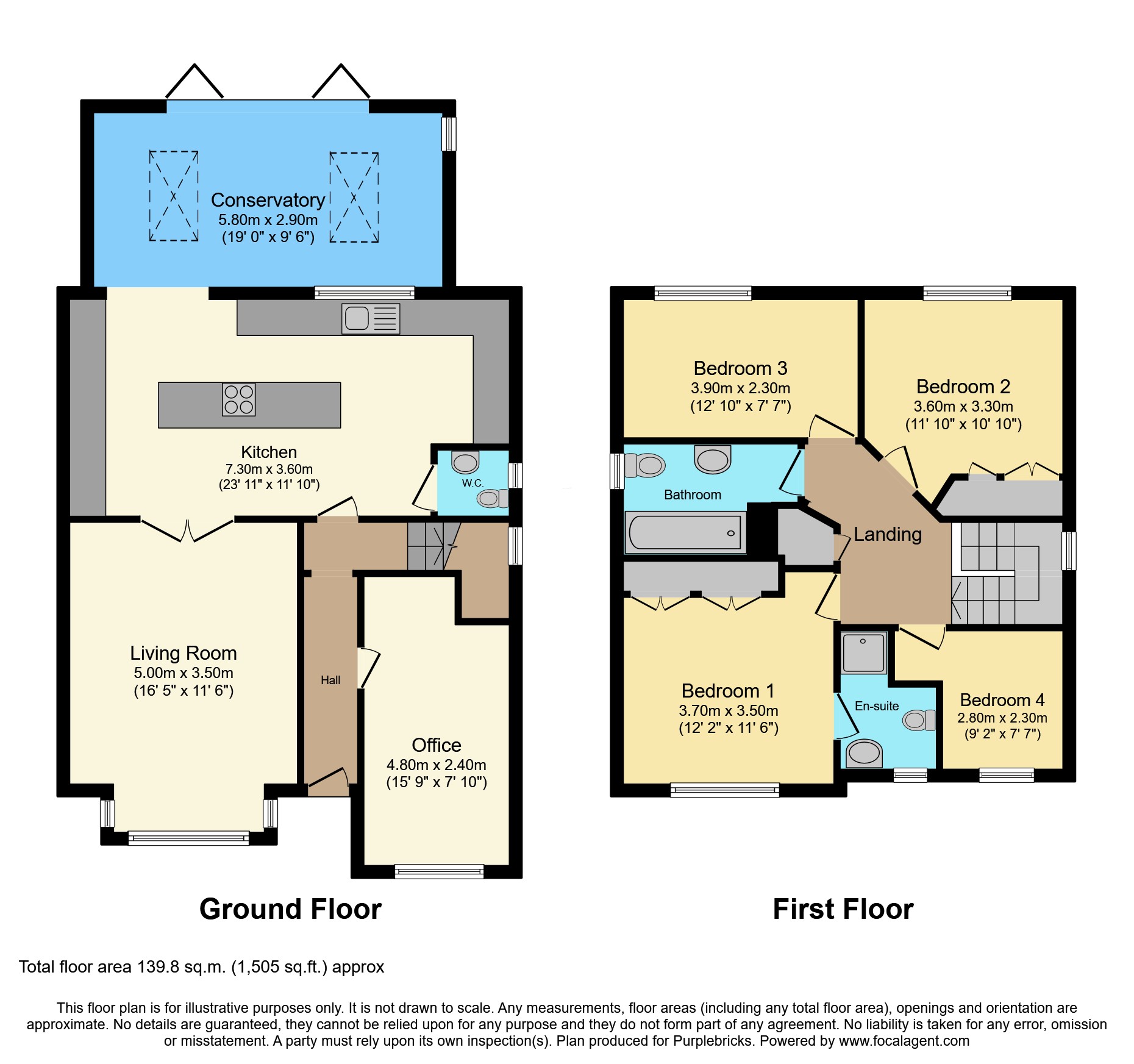 52, Holcroft Drive, Wigan floorplan