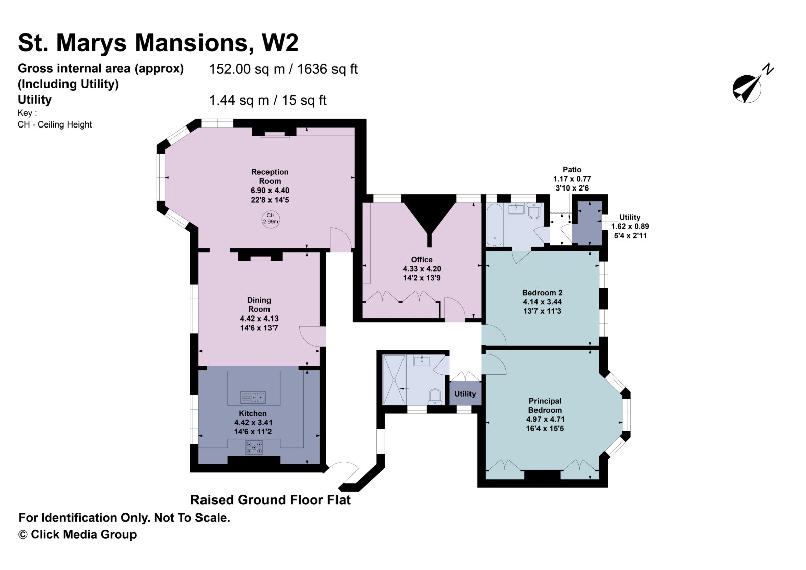 Flat 113,, St. Mary's Mansions, Westminster floorplan