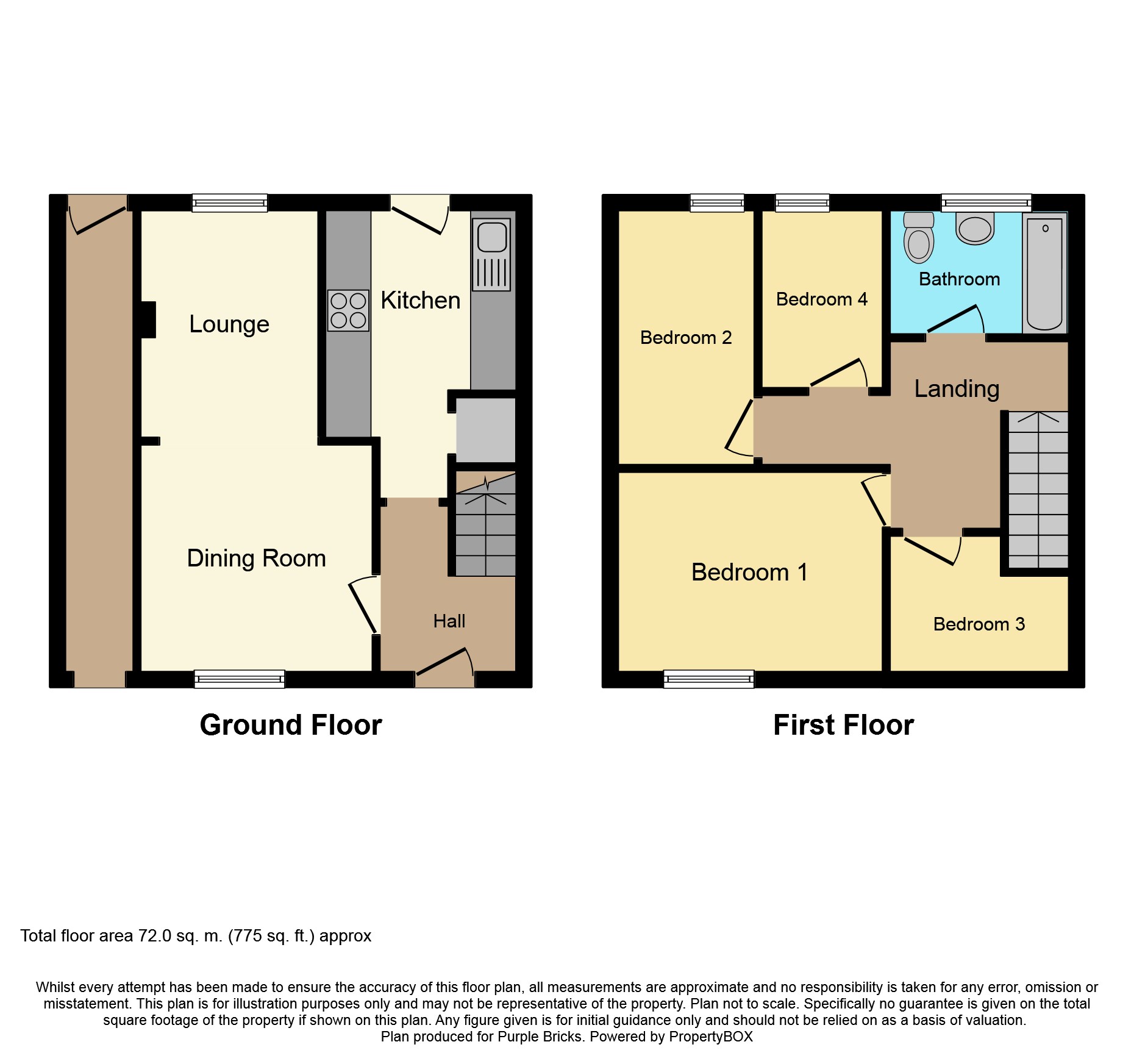 4 Bedrooms Terraced house for sale in Victoria Crescent, Pontybodkin CH7