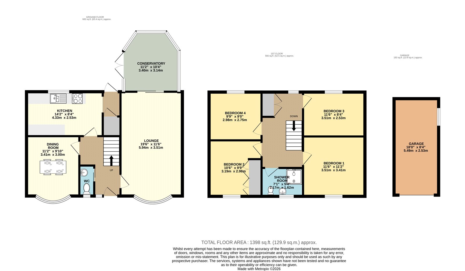 29, Achille Road, North East Lincs floorplan