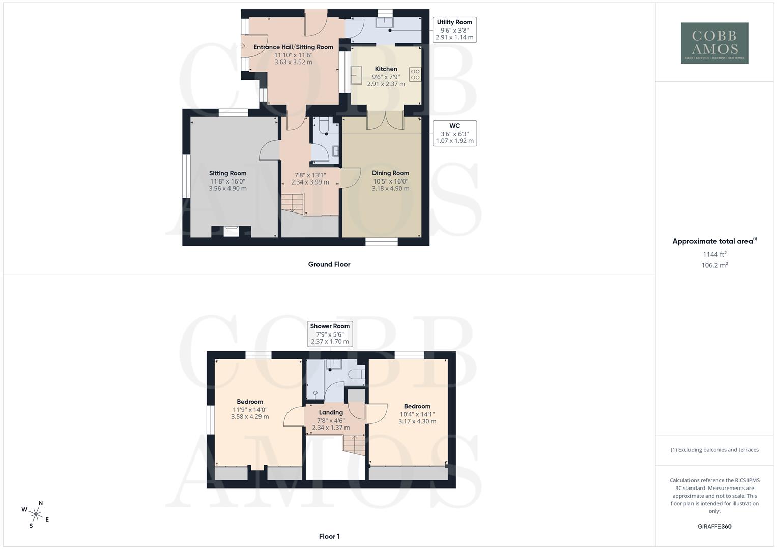 Owls Rest, Lower Cross, Kington floorplan
