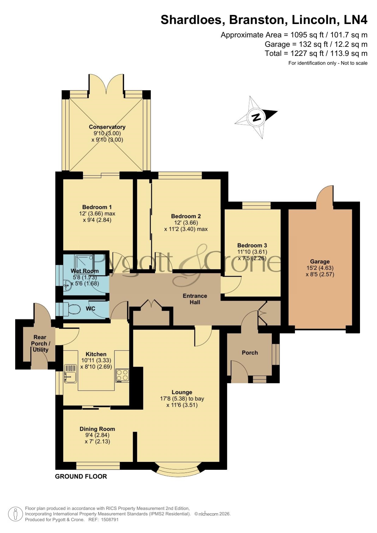 5, Shardloes, Lincoln floorplan