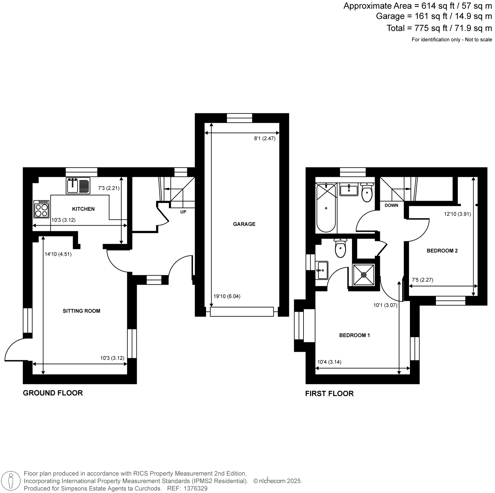 34, Friary Court, St Johns floorplan
