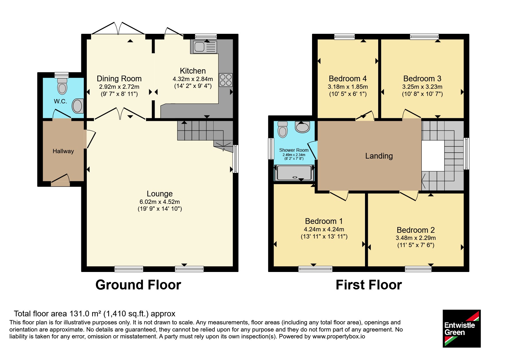 366, Vicarage Lane, Lancashire floorplan