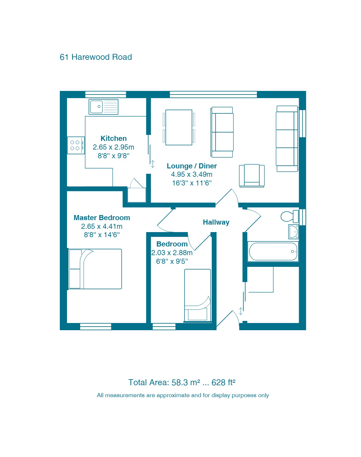 2 Bedrooms Flat for sale in Harewood Road, Harrogate HG3