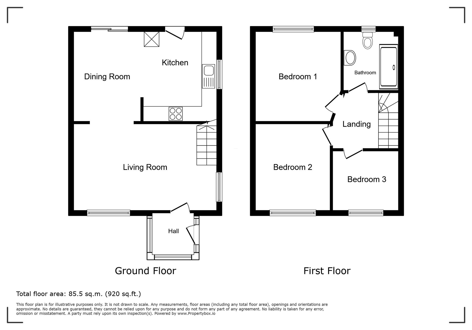 9 Milton Road, Crawley floorplan