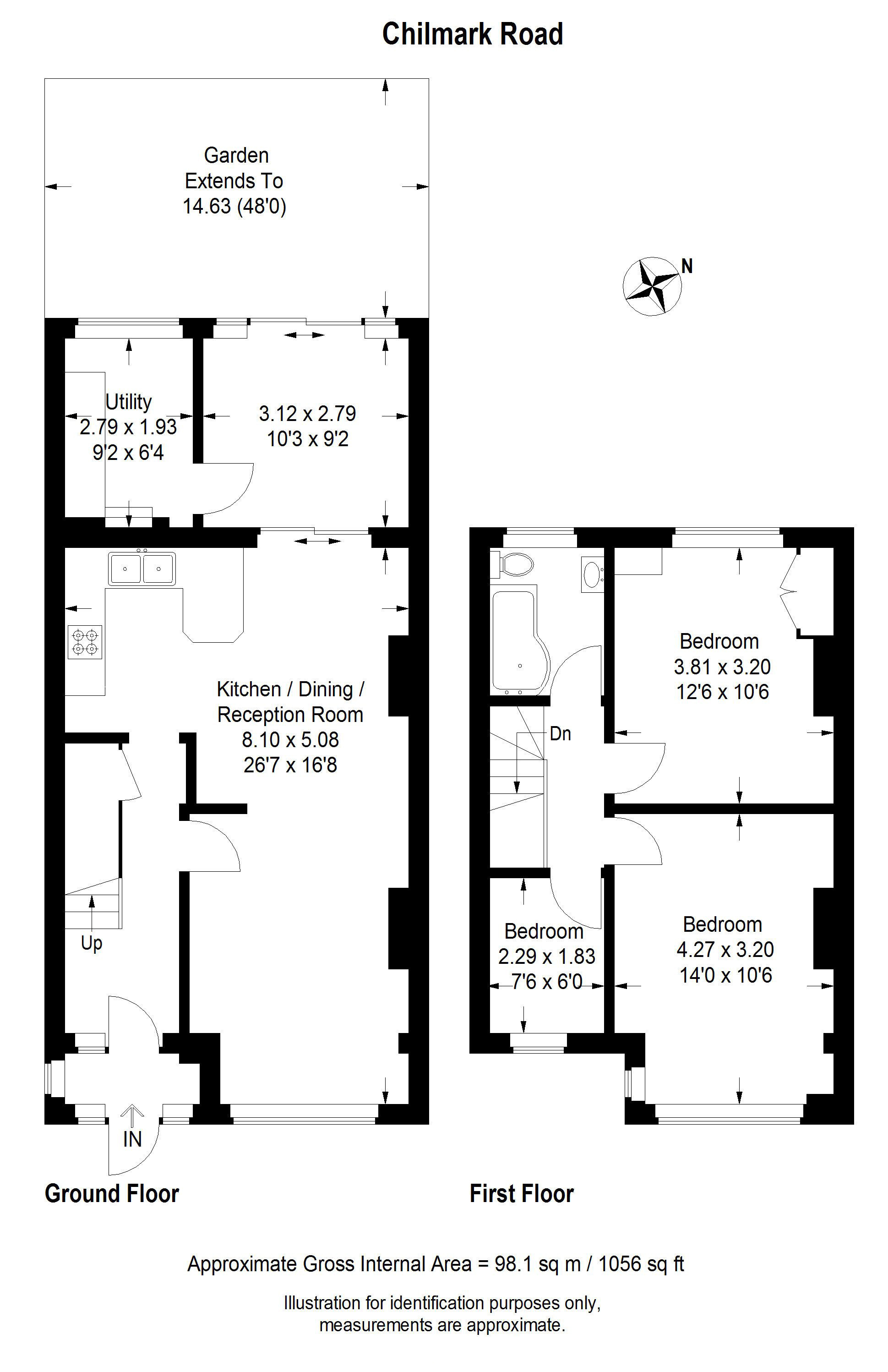 4, Chilmark Road, London floorplan