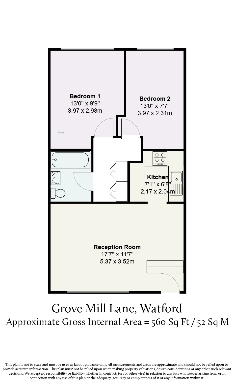 2 The Grove Mill,, Grove Mill Lane, Hertfordshire floorplan