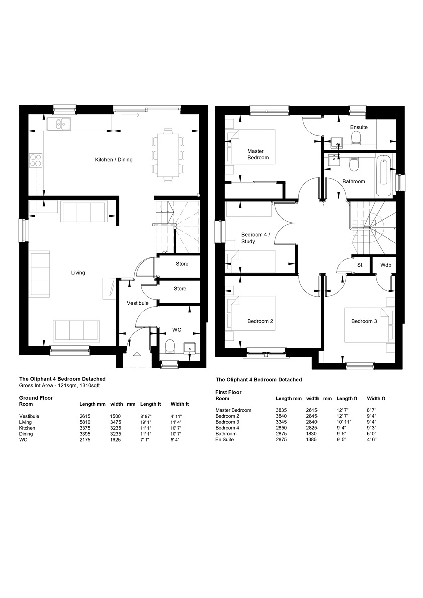 Plot 7 - Oliphant, 13, Sycamore Lane, Lauder floorplan