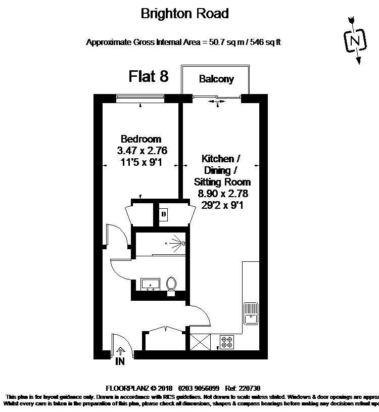 1 Bedrooms Flat to rent in Brighton Road, Horsham RH13