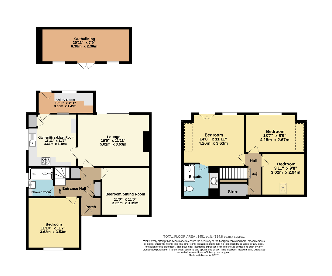 15, Willow Tree Close, Kent floorplan