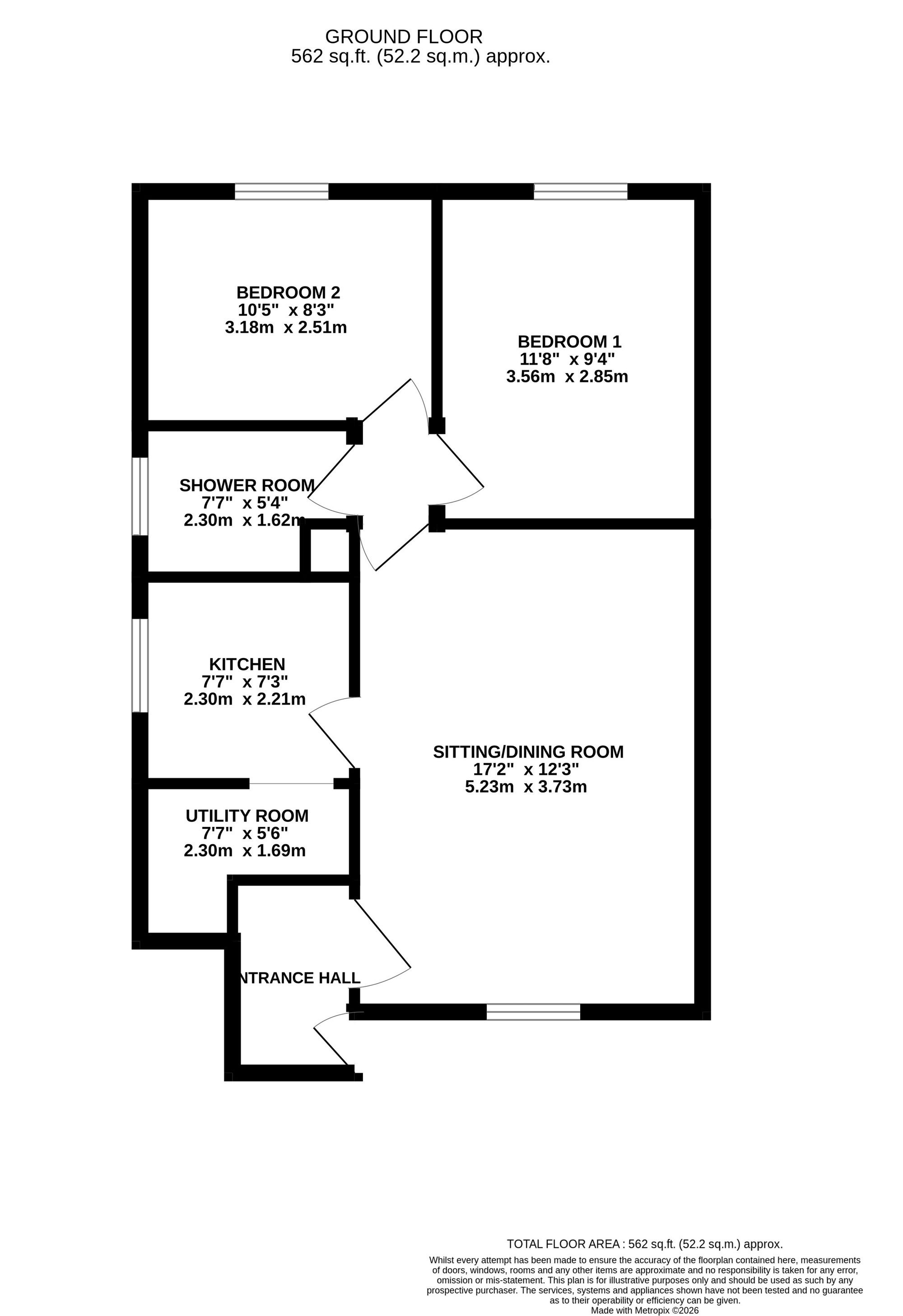 3 Whitehills Crescent, Northampton floorplan
