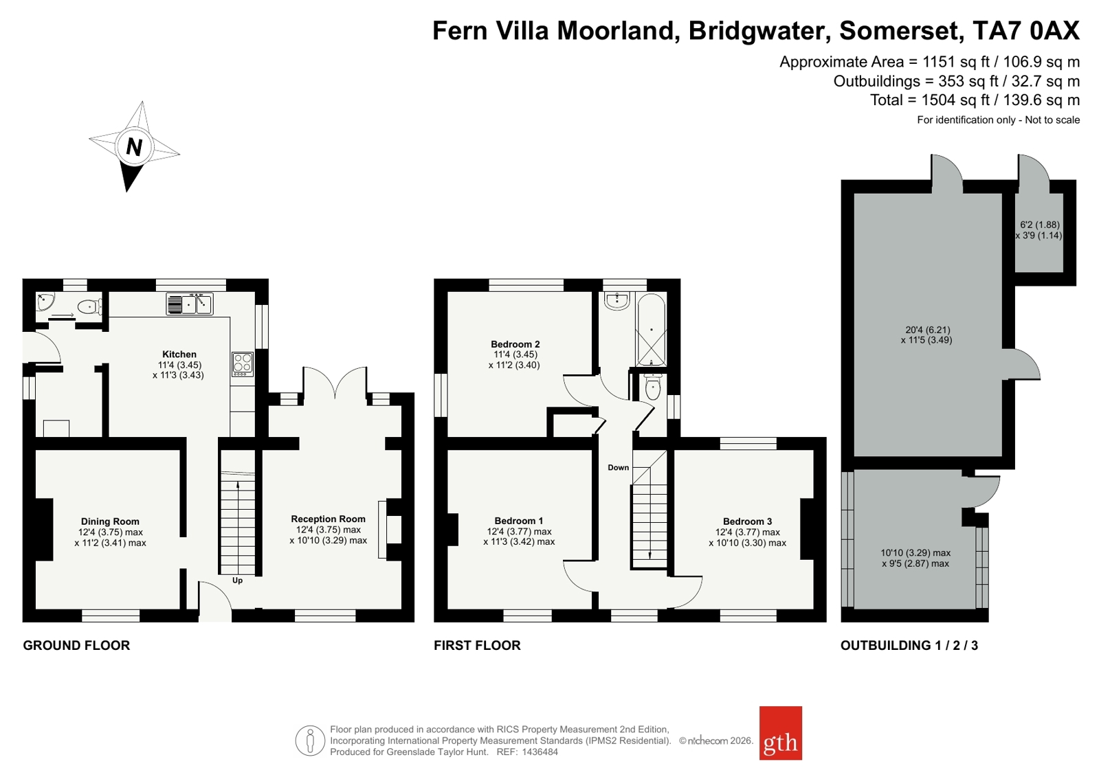 Fern Villa,, Moorland, Somerset floorplan