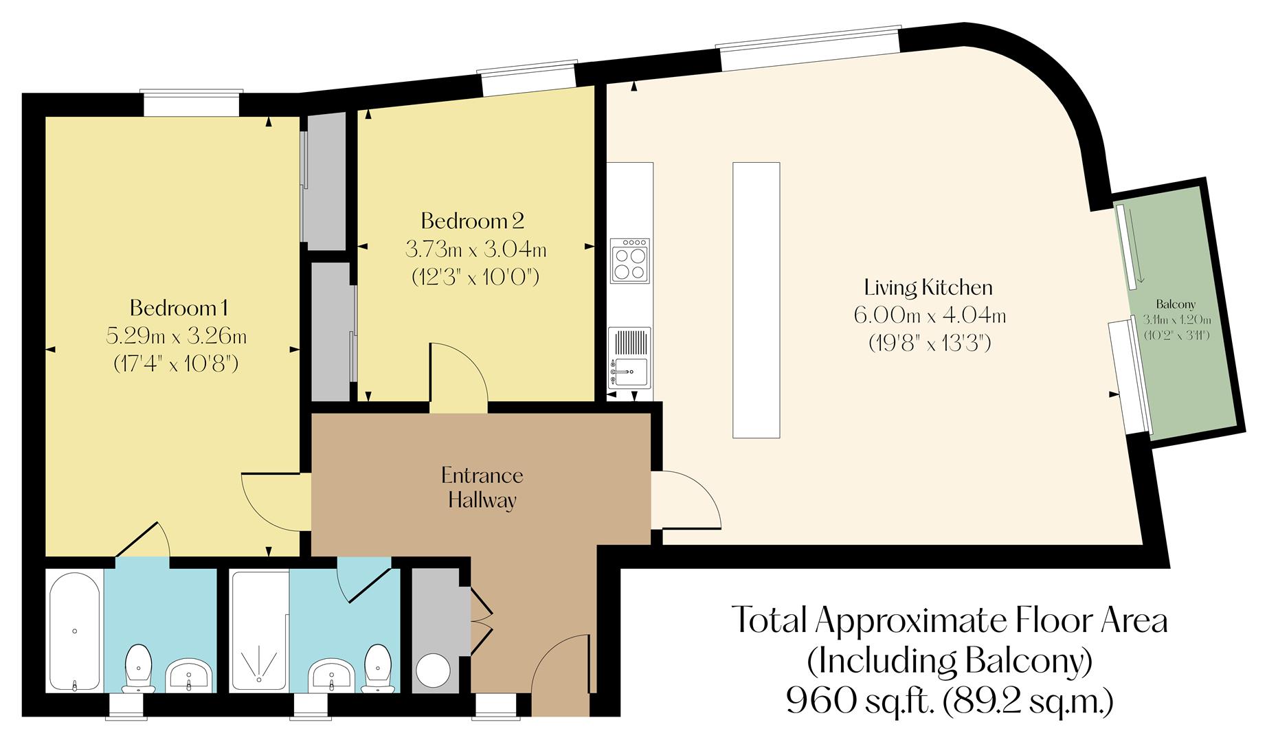 3 Regent Street, Sheffield floorplan