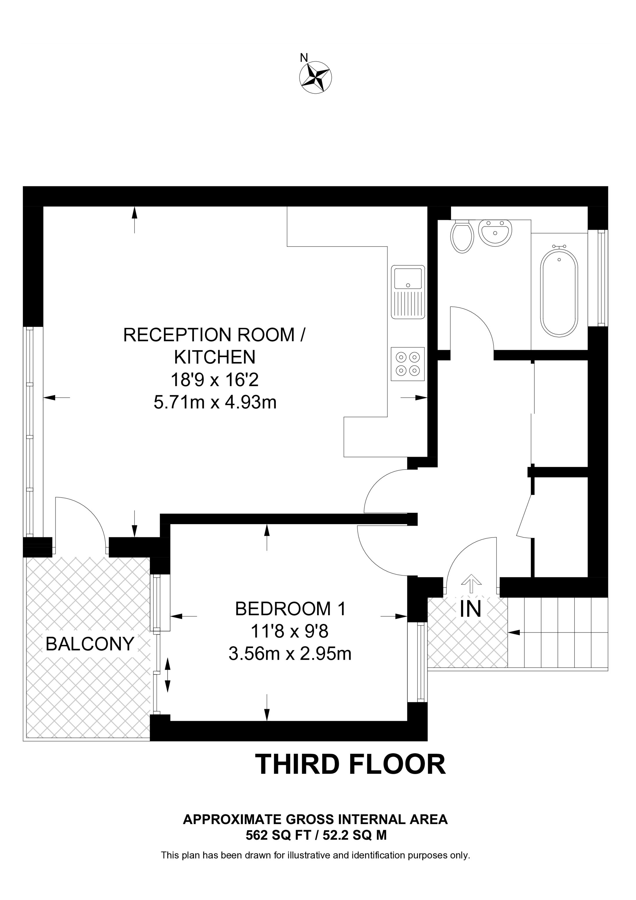 Long Walk, Woolwich floorplan
