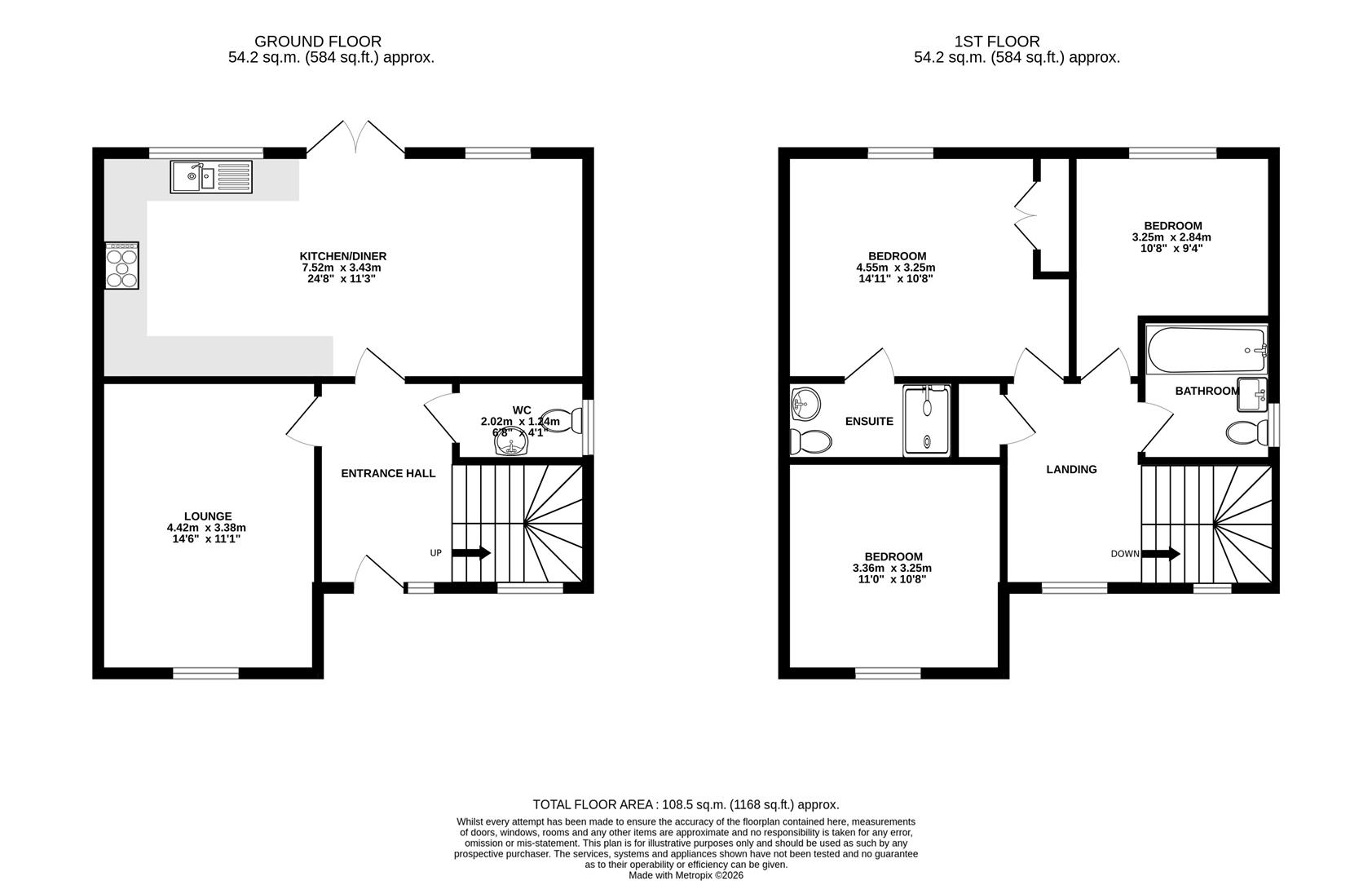 8, Sorrel Grove, Norwich floorplan