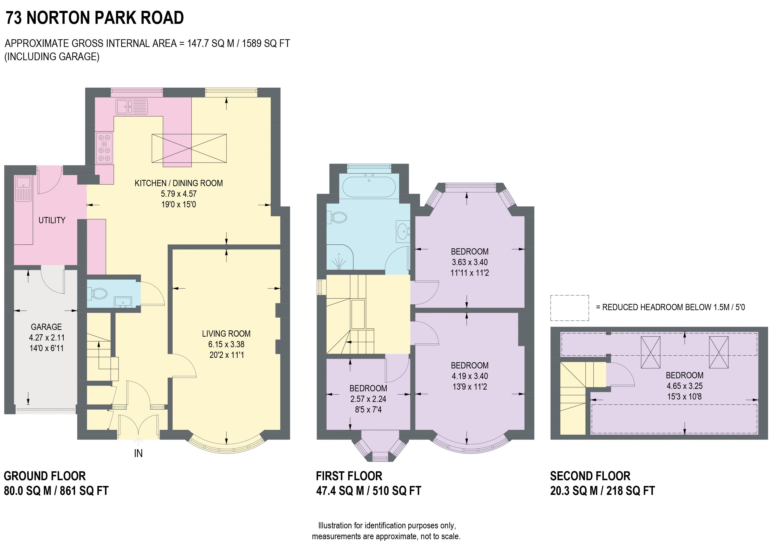 73, Norton Park Road, Sheffield floorplan