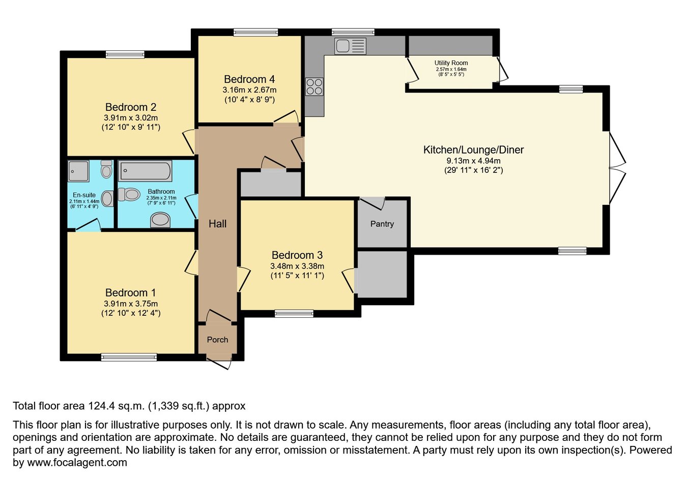 Hur Wood, Minehead floorplan