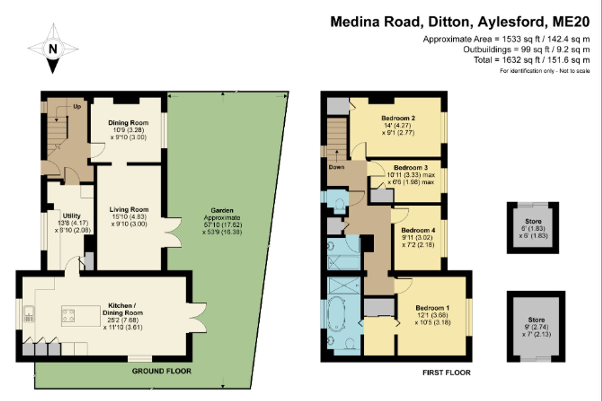 59 Medina Road, Aylesford floorplan