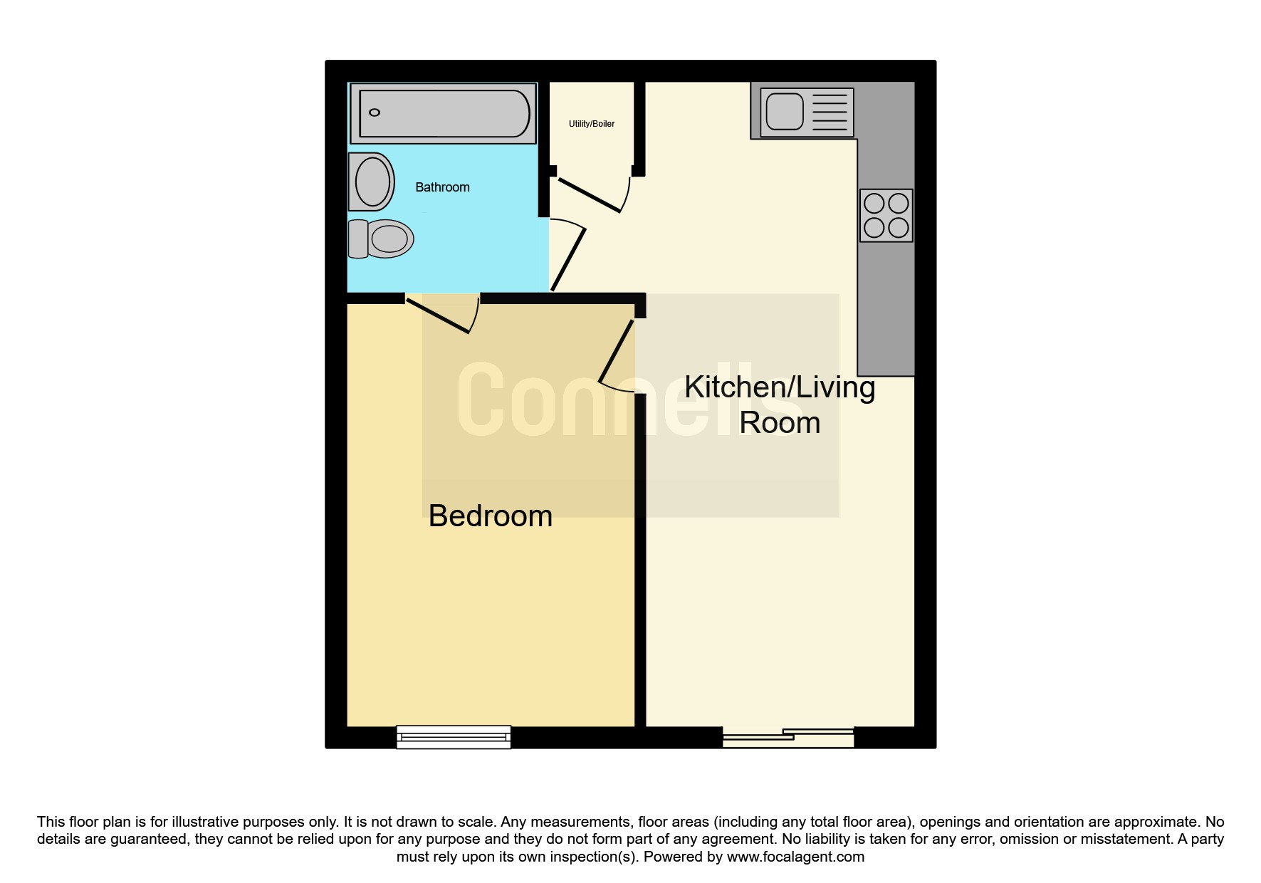 Apartment 122, 59, Darwin Street, Birmingham floorplan