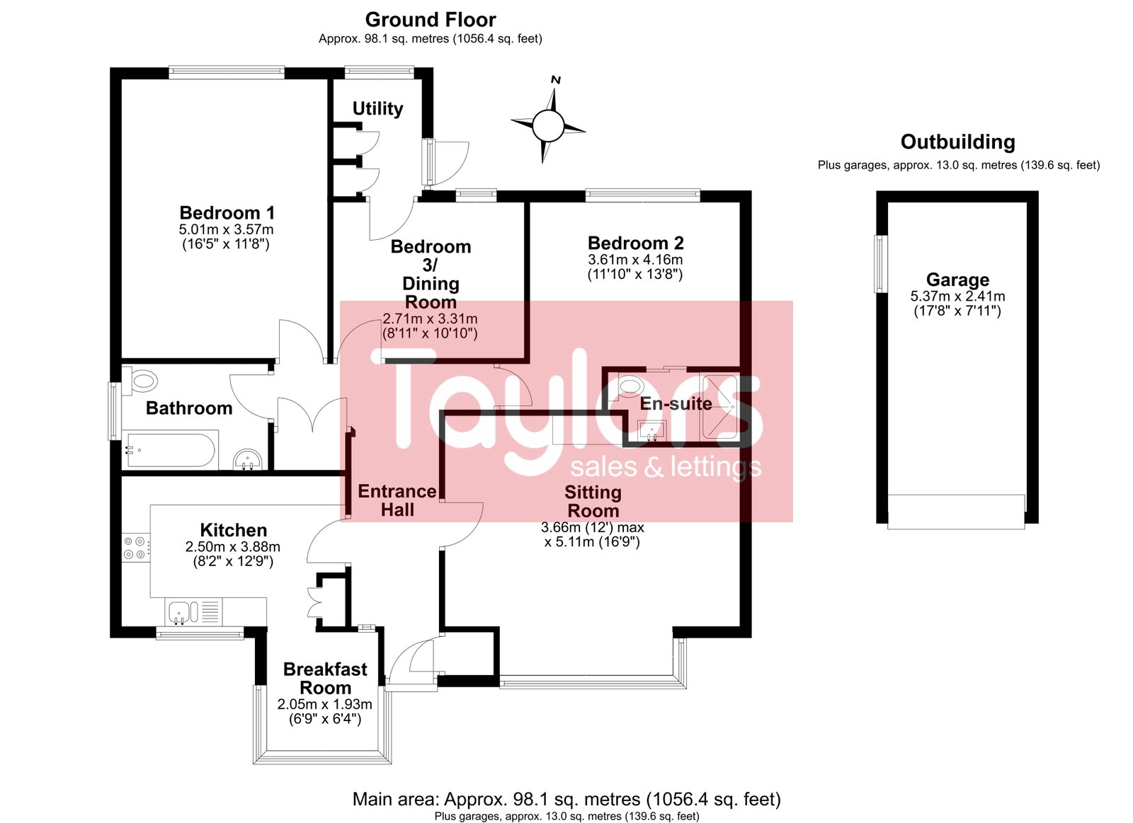 70, Brantwood Drive, Paignton floorplan