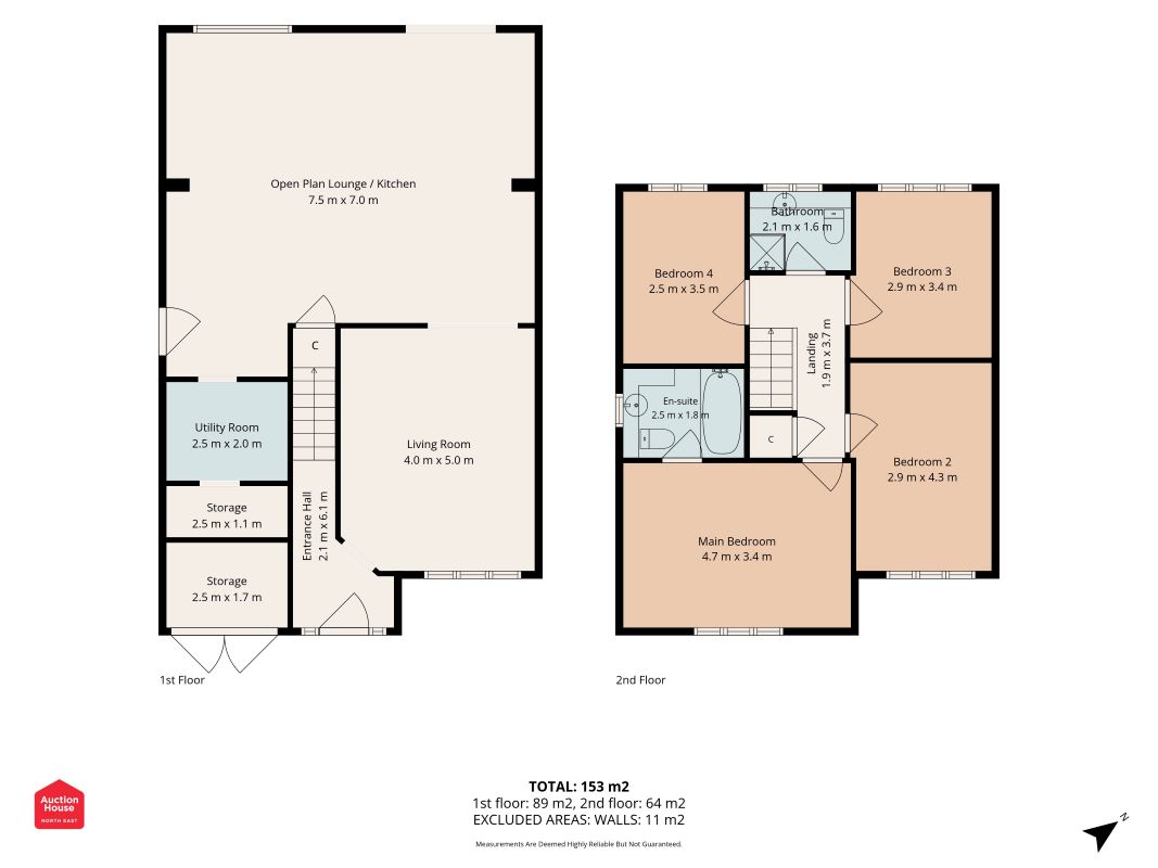30 South Hill Road, Gateshead floorplan