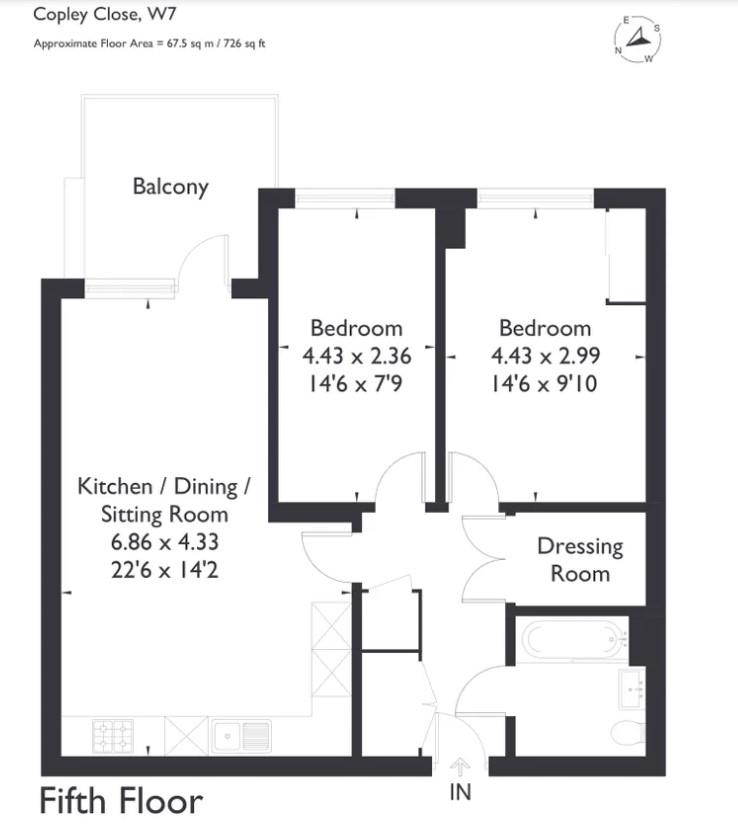 49, Ipswich Court, Hanwell floorplan