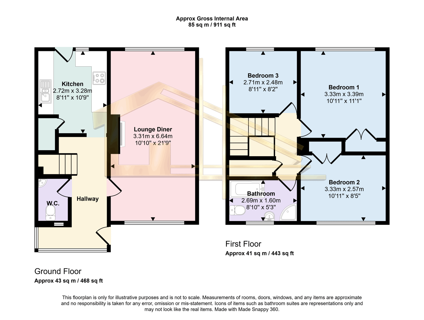 6, Paddock Close, Bexhill-on-Sea floorplan