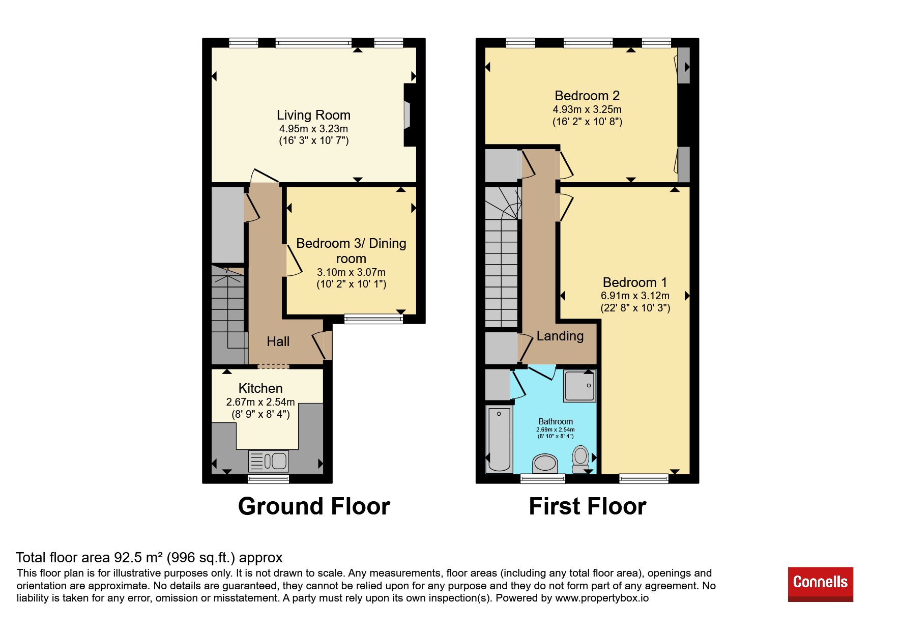 199, Queensway, Milton Keynes floorplan