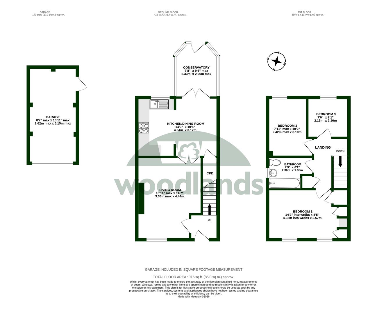 Earlswood Close, Horsham floorplan